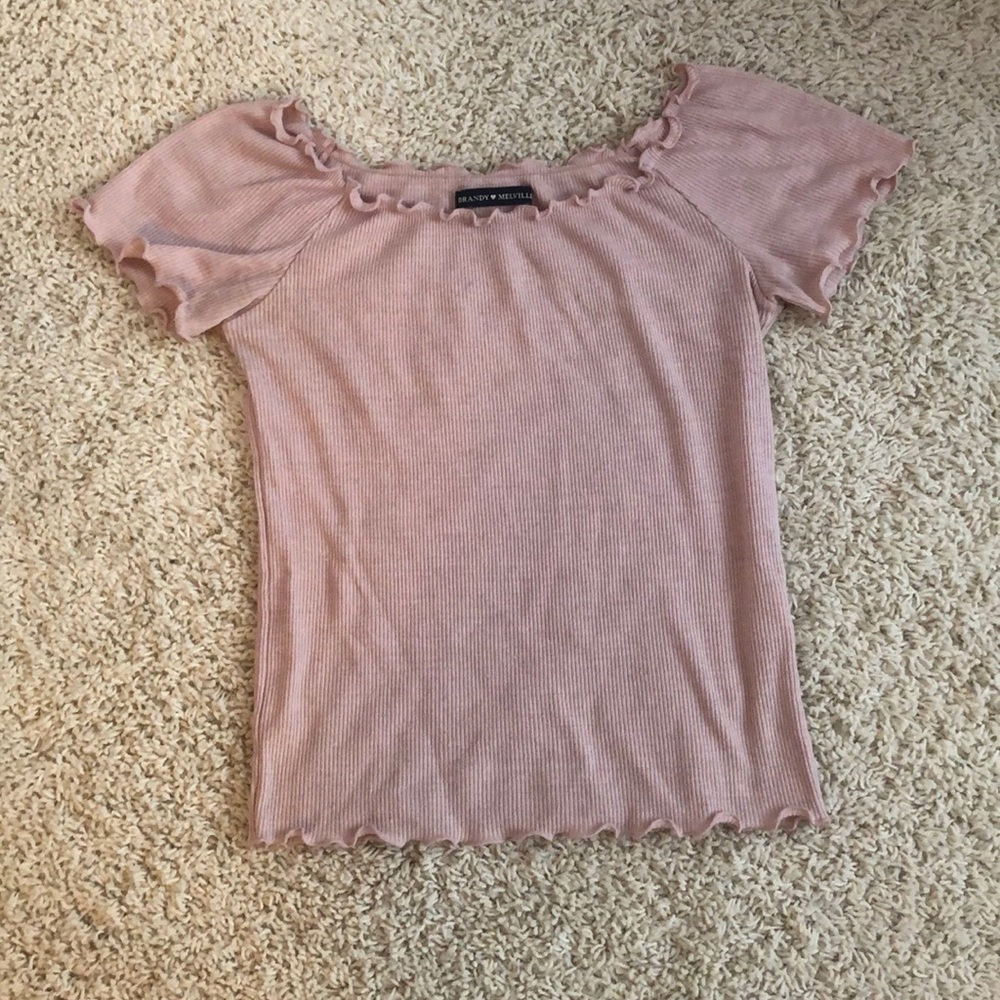 Pink Brandy Melville Shirt